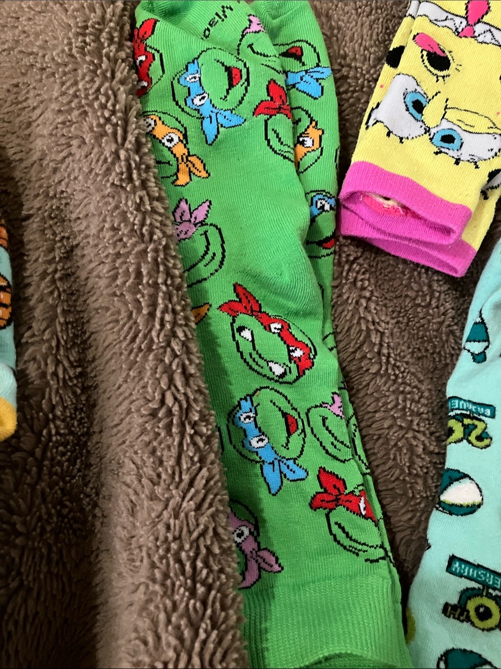 Colorful Mixed Novelty Socks - Multi-Color Patterned Pack - Picture 3 of 8